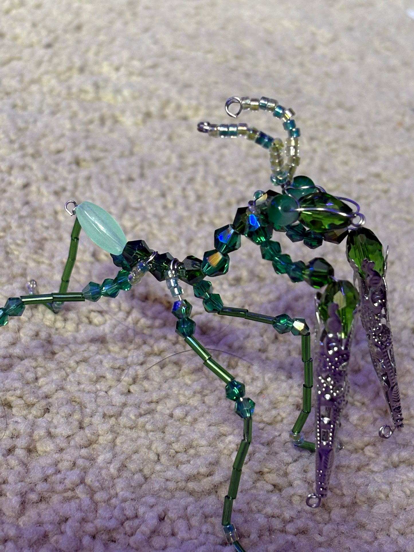 Custom Beaded Mantis