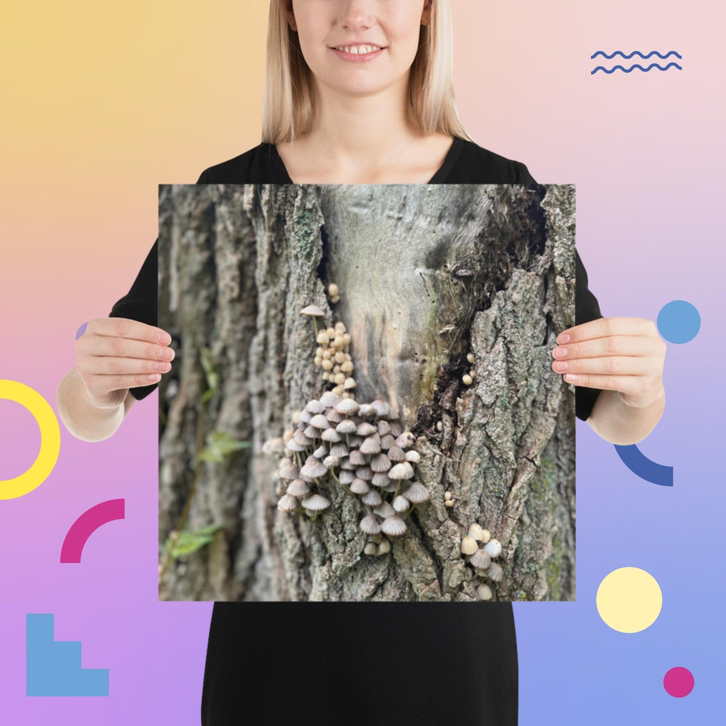 Cluster Mushie Poster