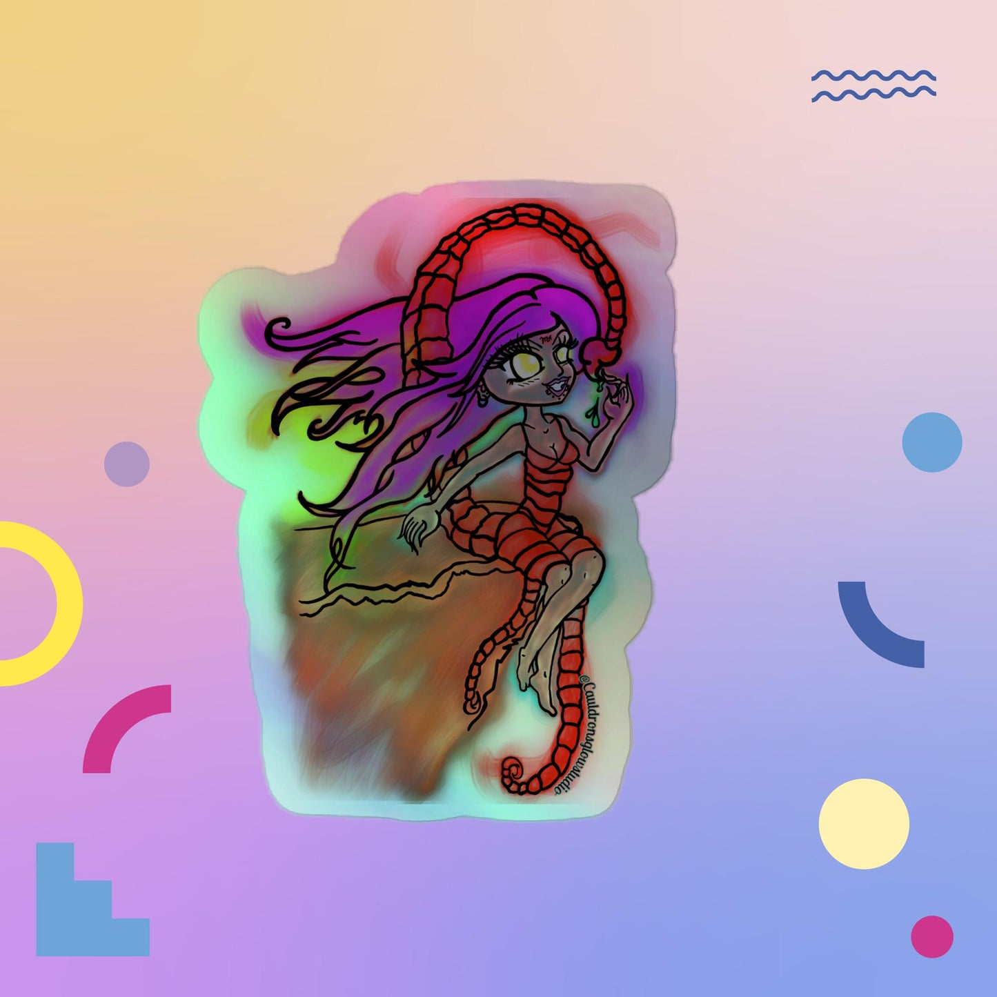 Scorpio Holographic sticker