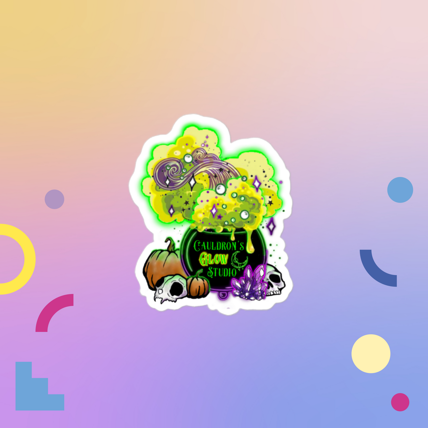 Cauldron’s Glow Studio Bubble-free sticker