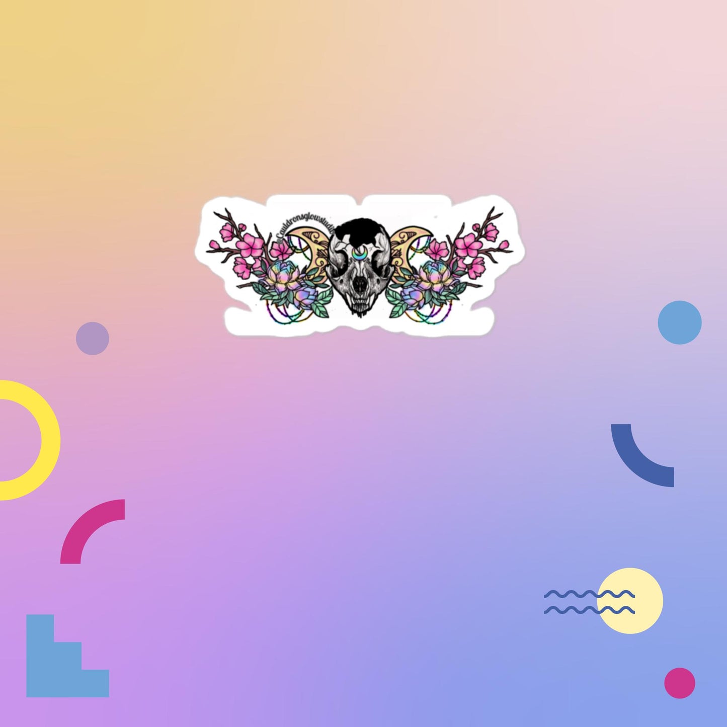 Mystic Cat Bubble-free stickers