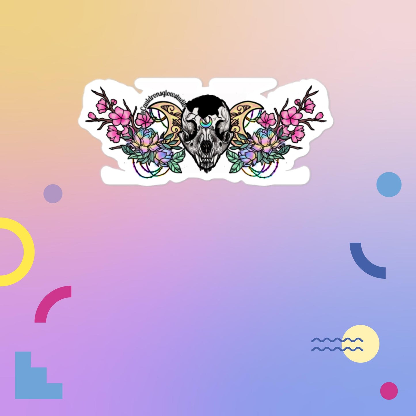 Mystic Cat Bubble-free stickers