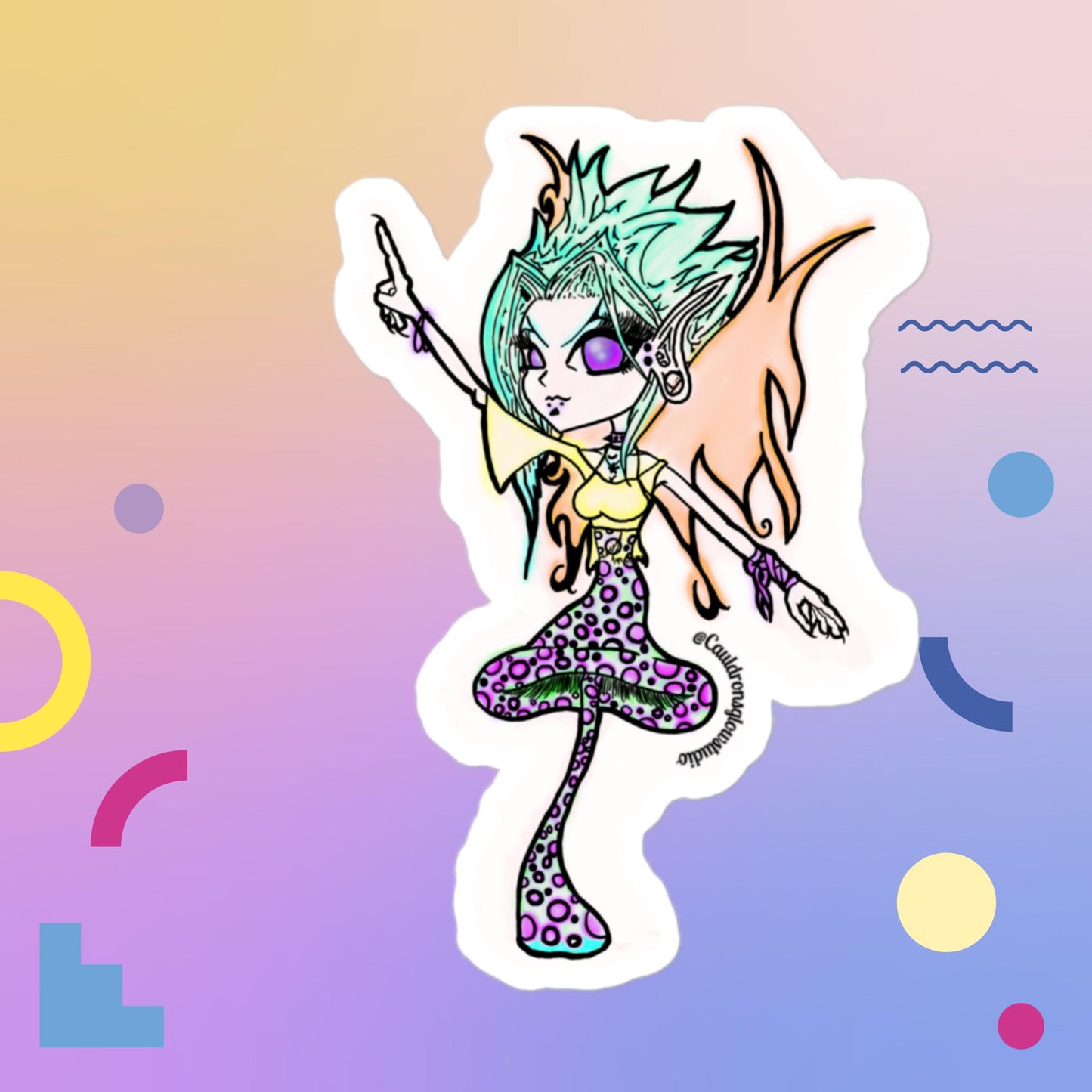 Cyla Invert Bubble-free sticker