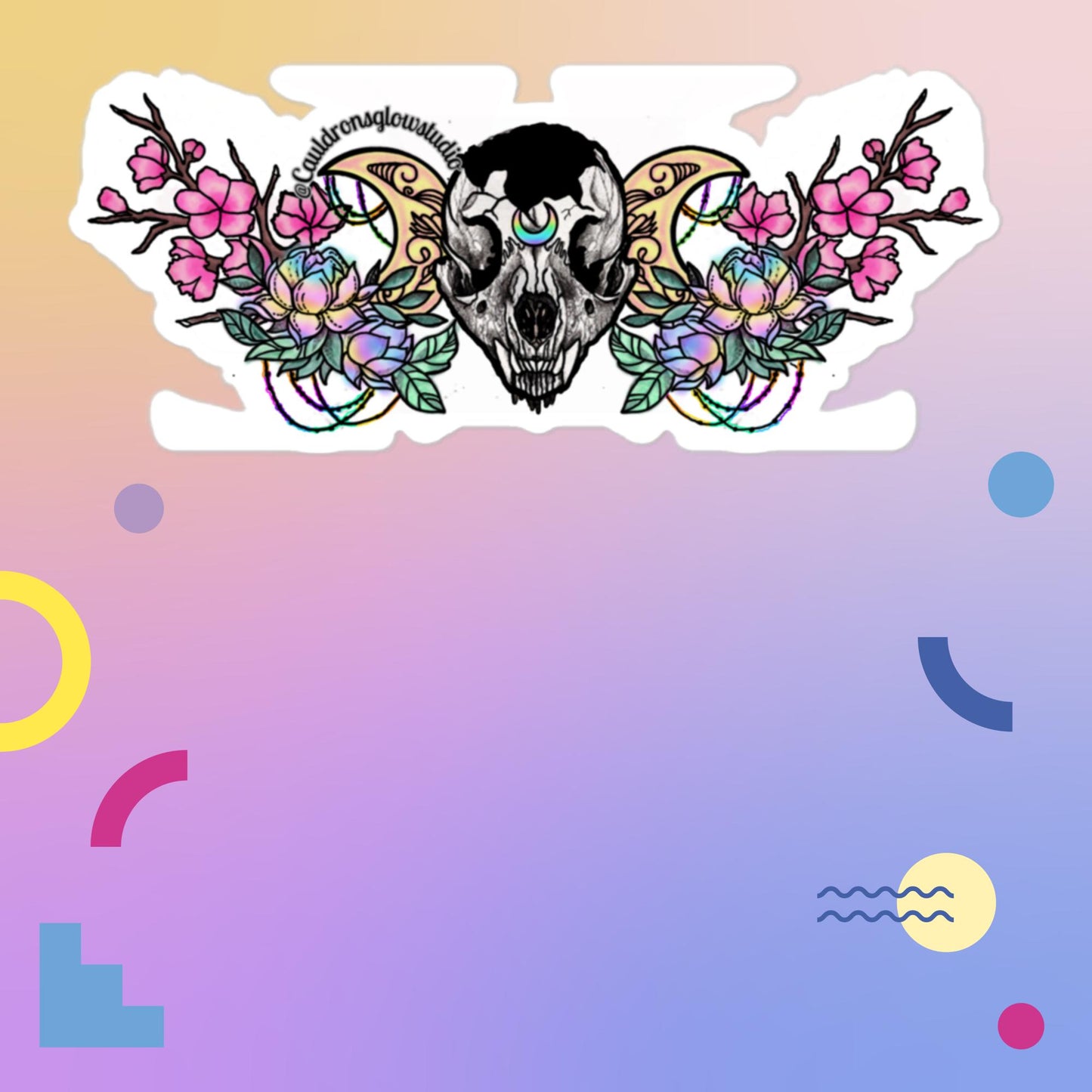 Mystic Cat Bubble-free stickers