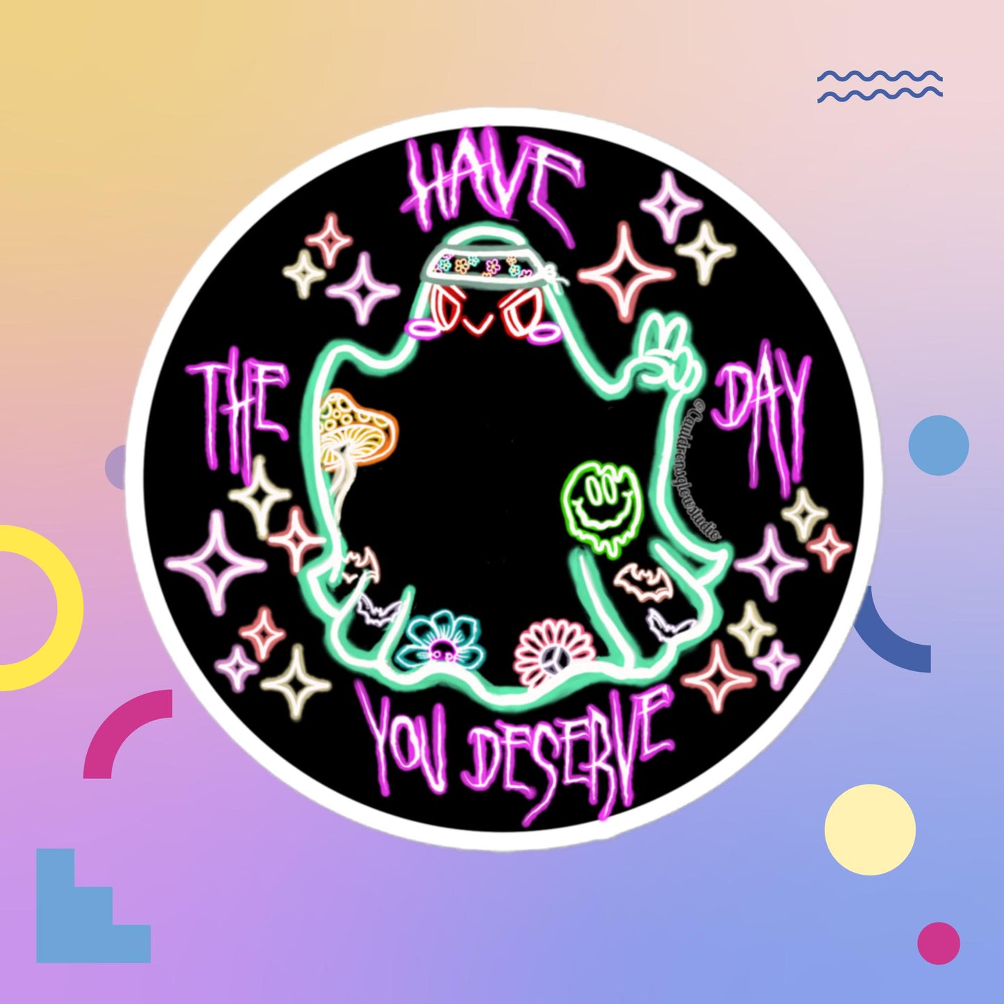 Karma Bubble-free sticker