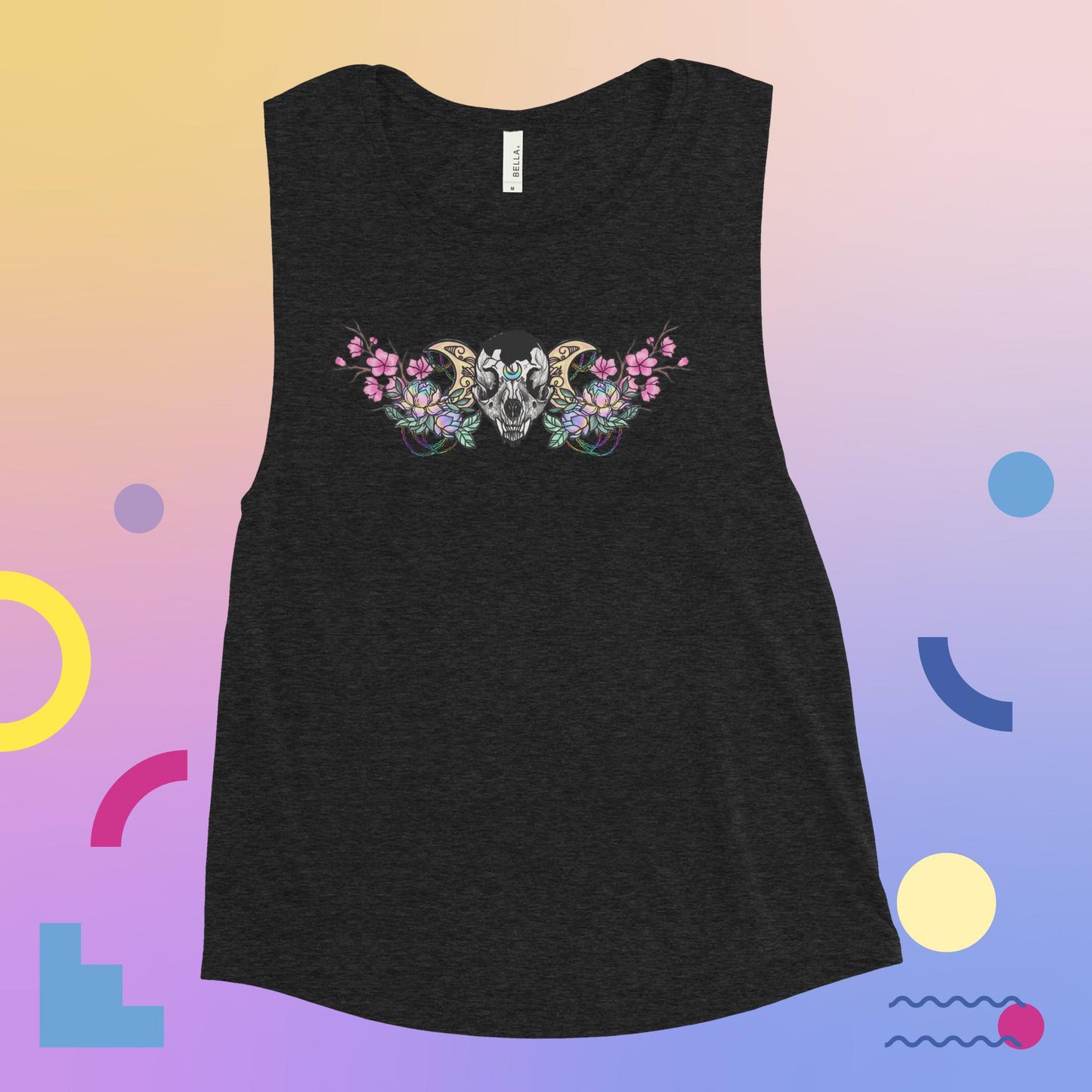 Mystic Cat Ladies’ Muscle Tank