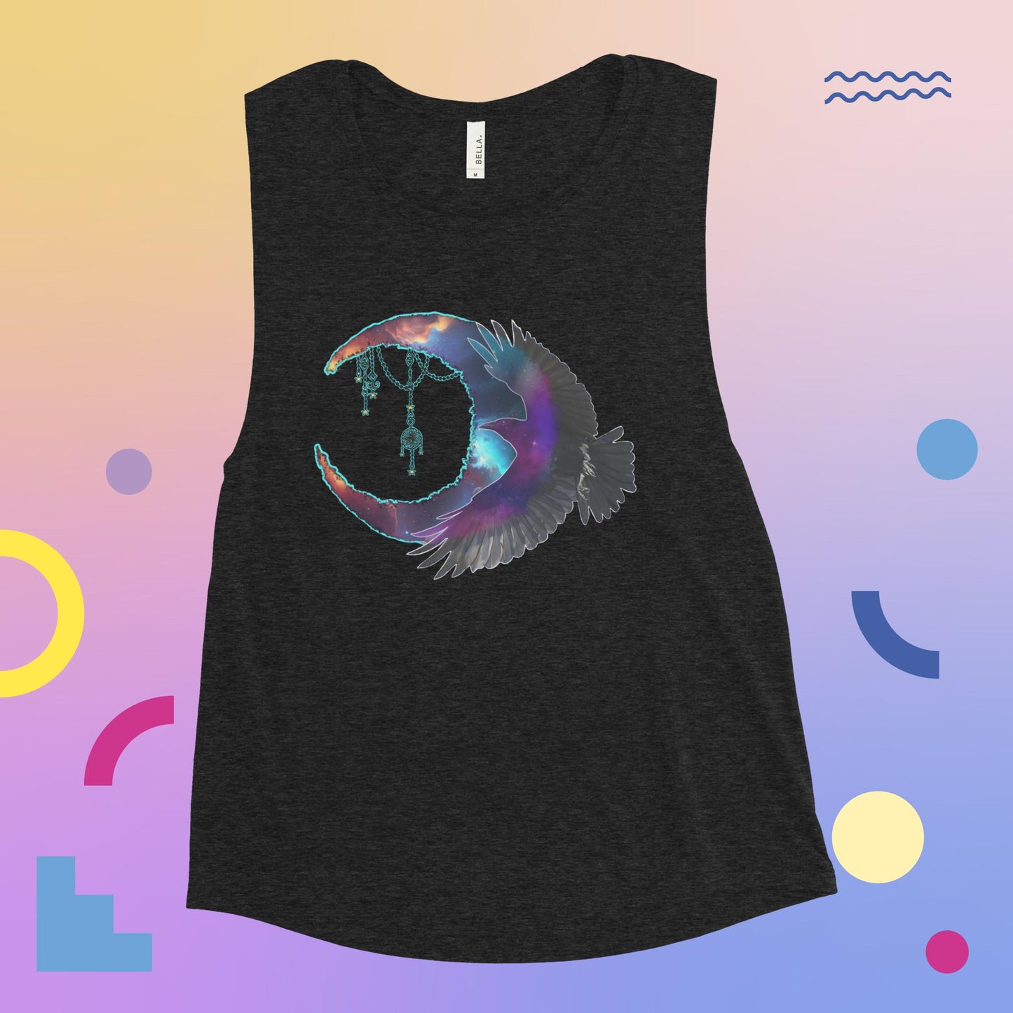 Crescent Crow Ladies’ Muscle Tank