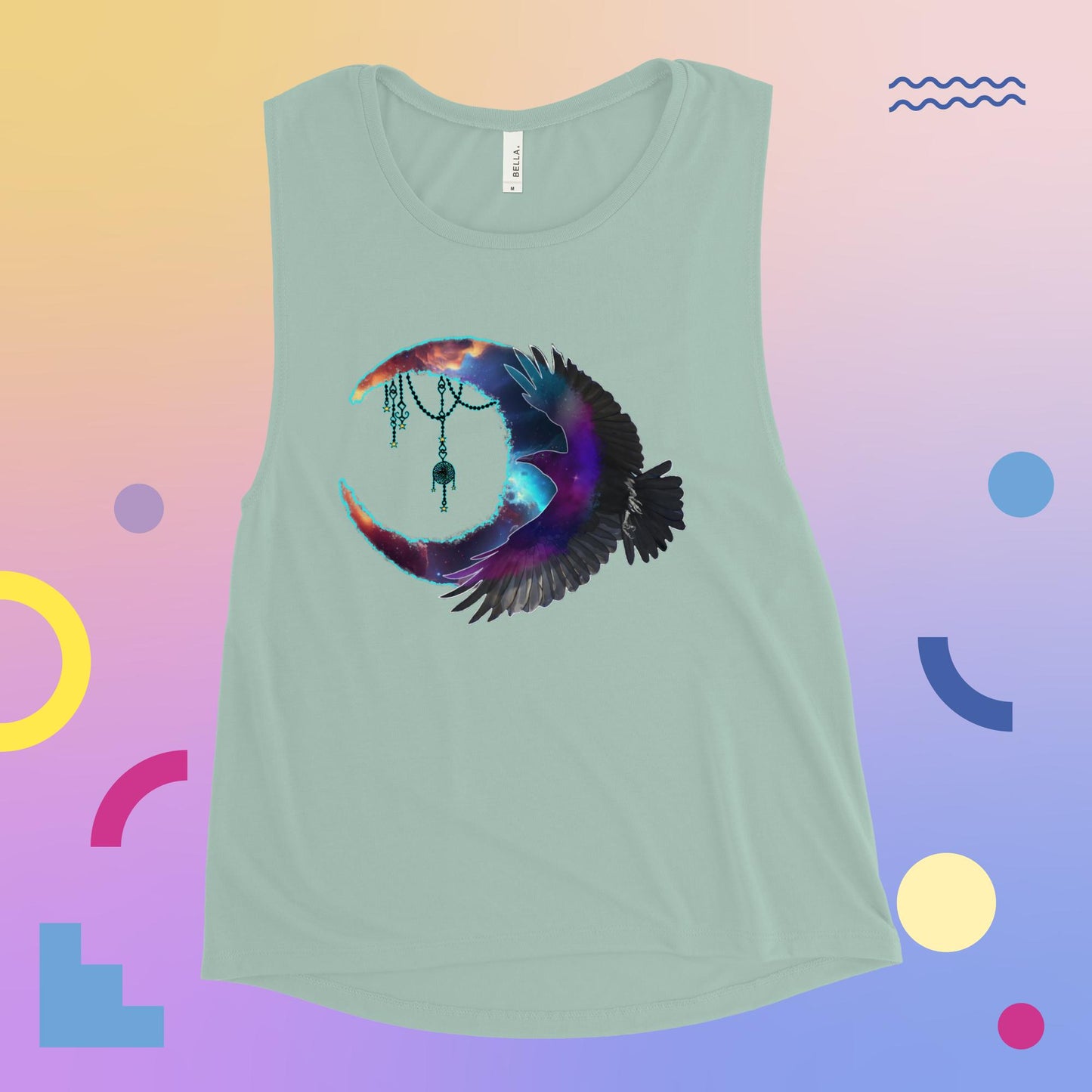 Crescent Crow Ladies’ Muscle Tank