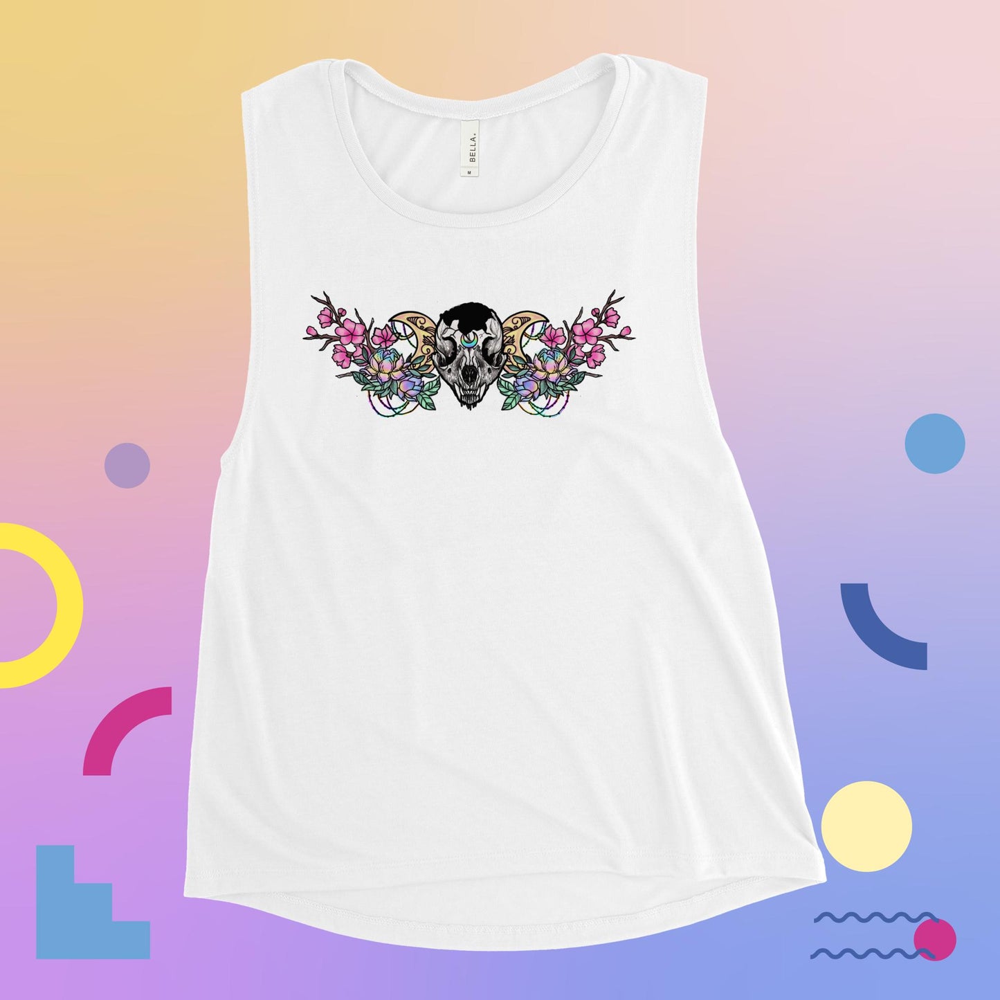 Mystic Cat Ladies’ Muscle Tank