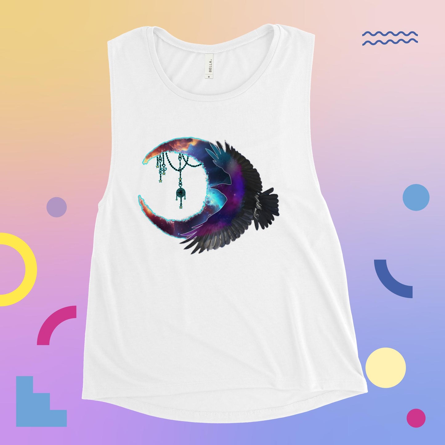 Crescent Crow Ladies’ Muscle Tank