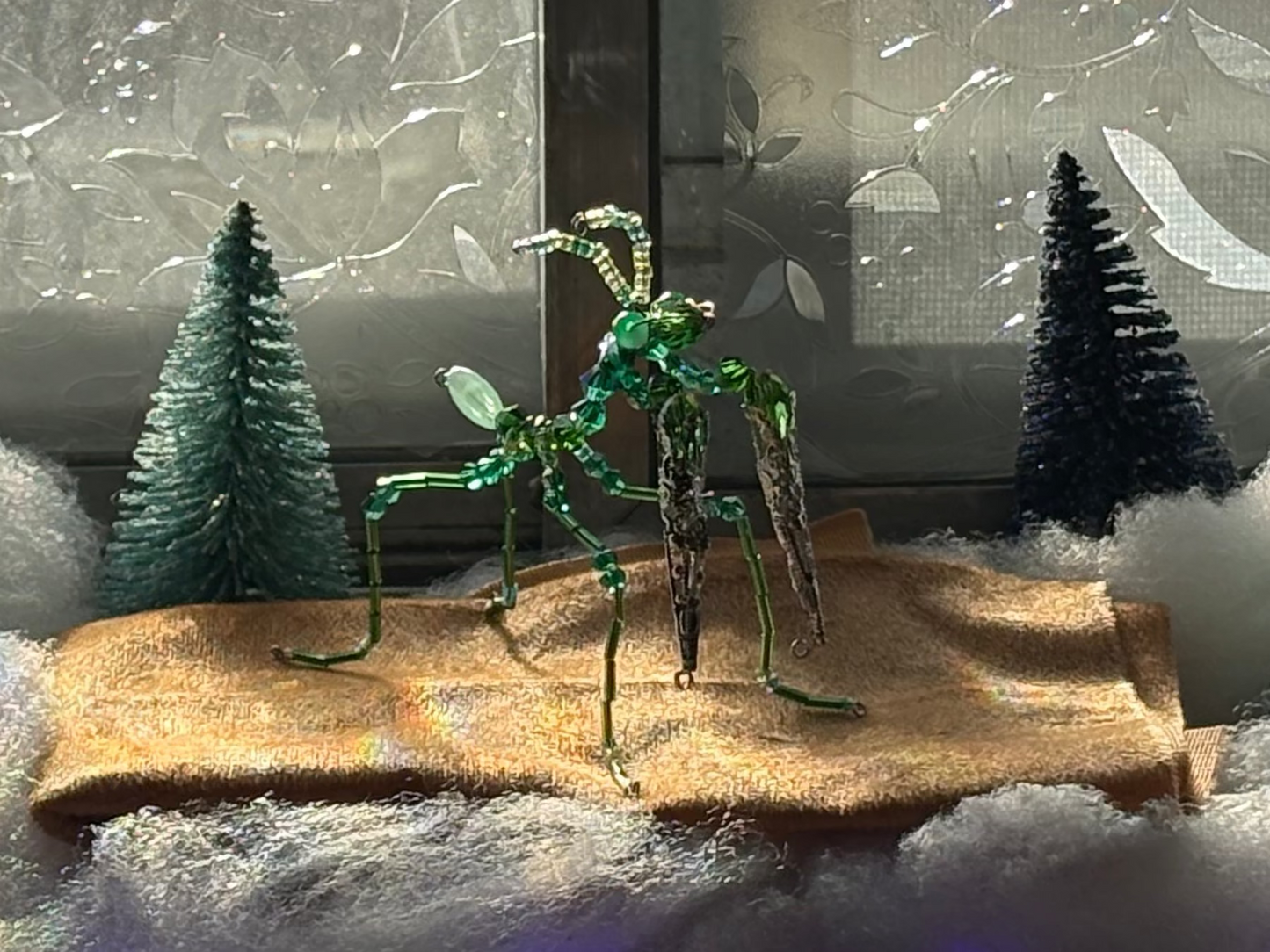 Custom Beaded Mantis