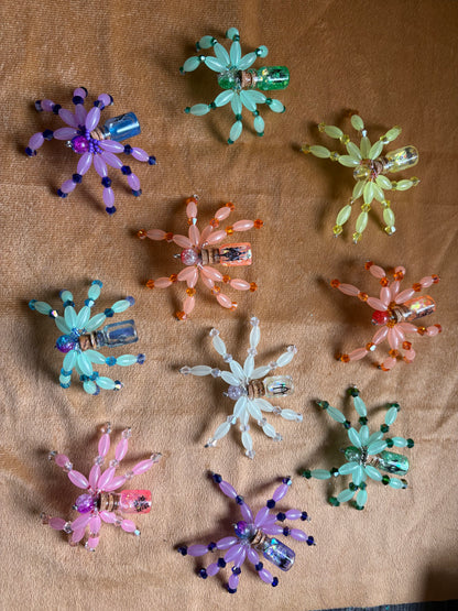 Custom Beaded Spiders