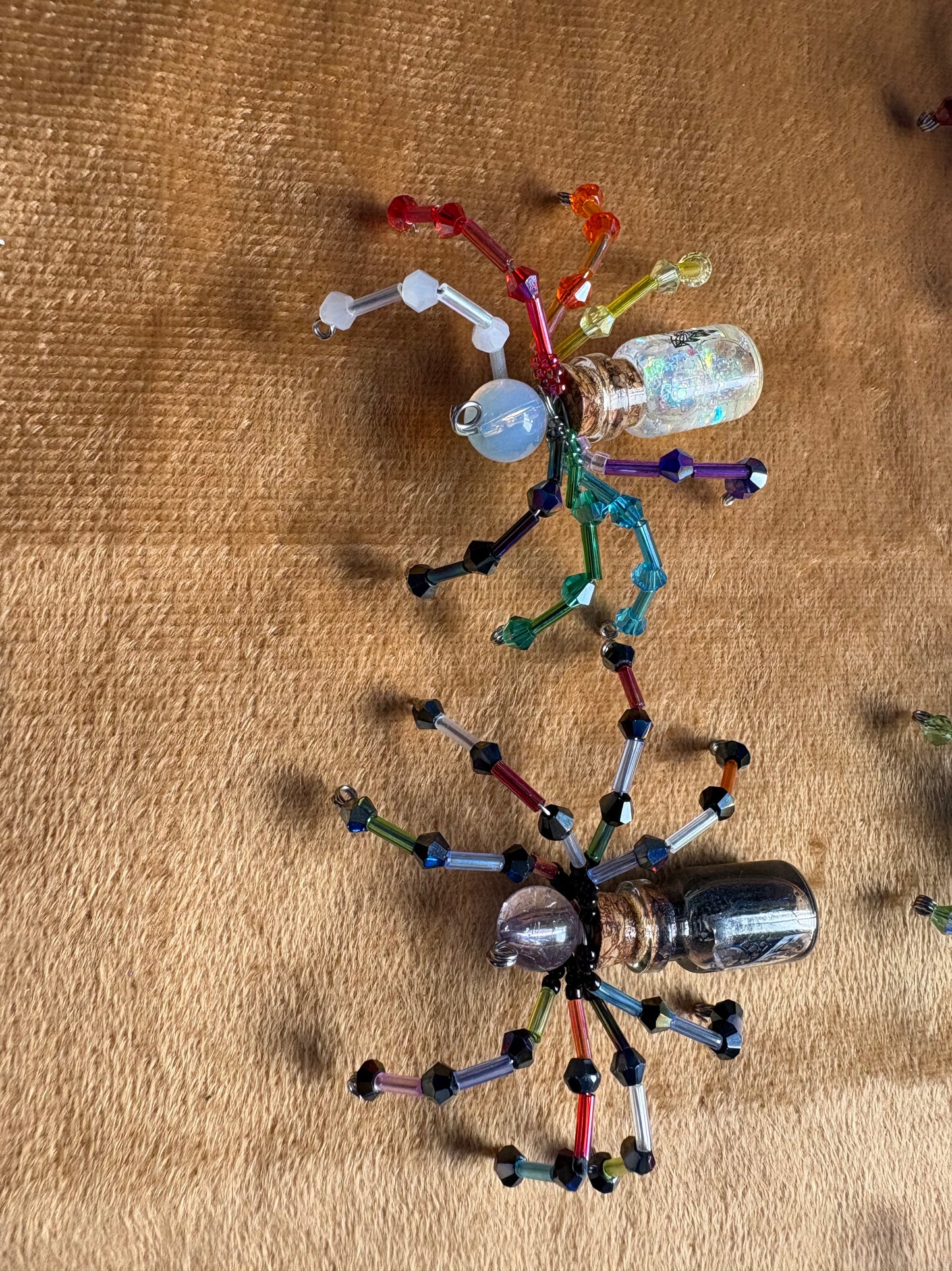 Custom Beaded Spiders