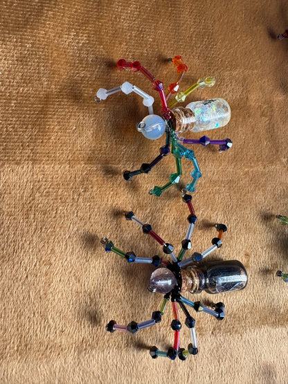 Custom Beaded Spiders