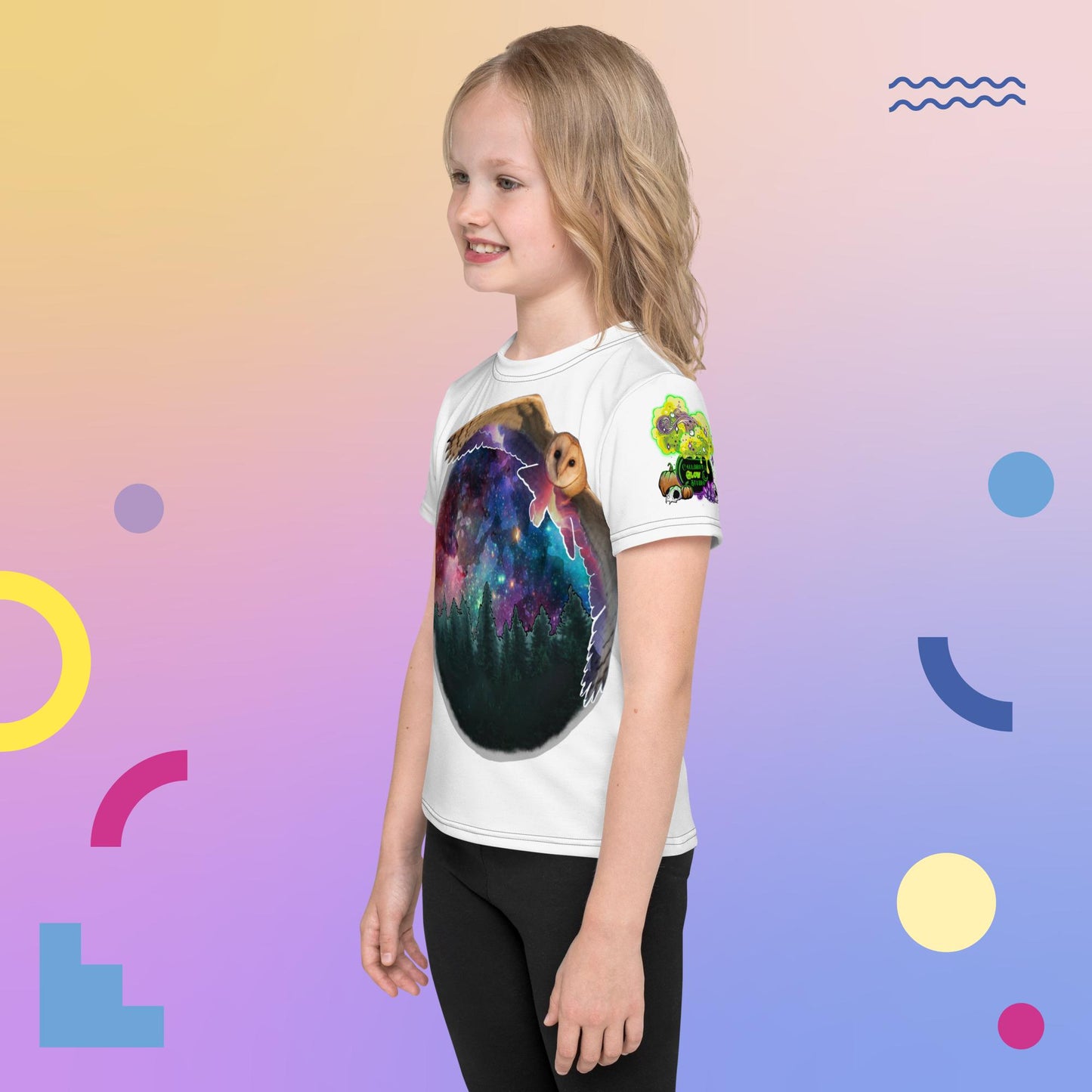 Owl Moon Kids crew neck t-shirt