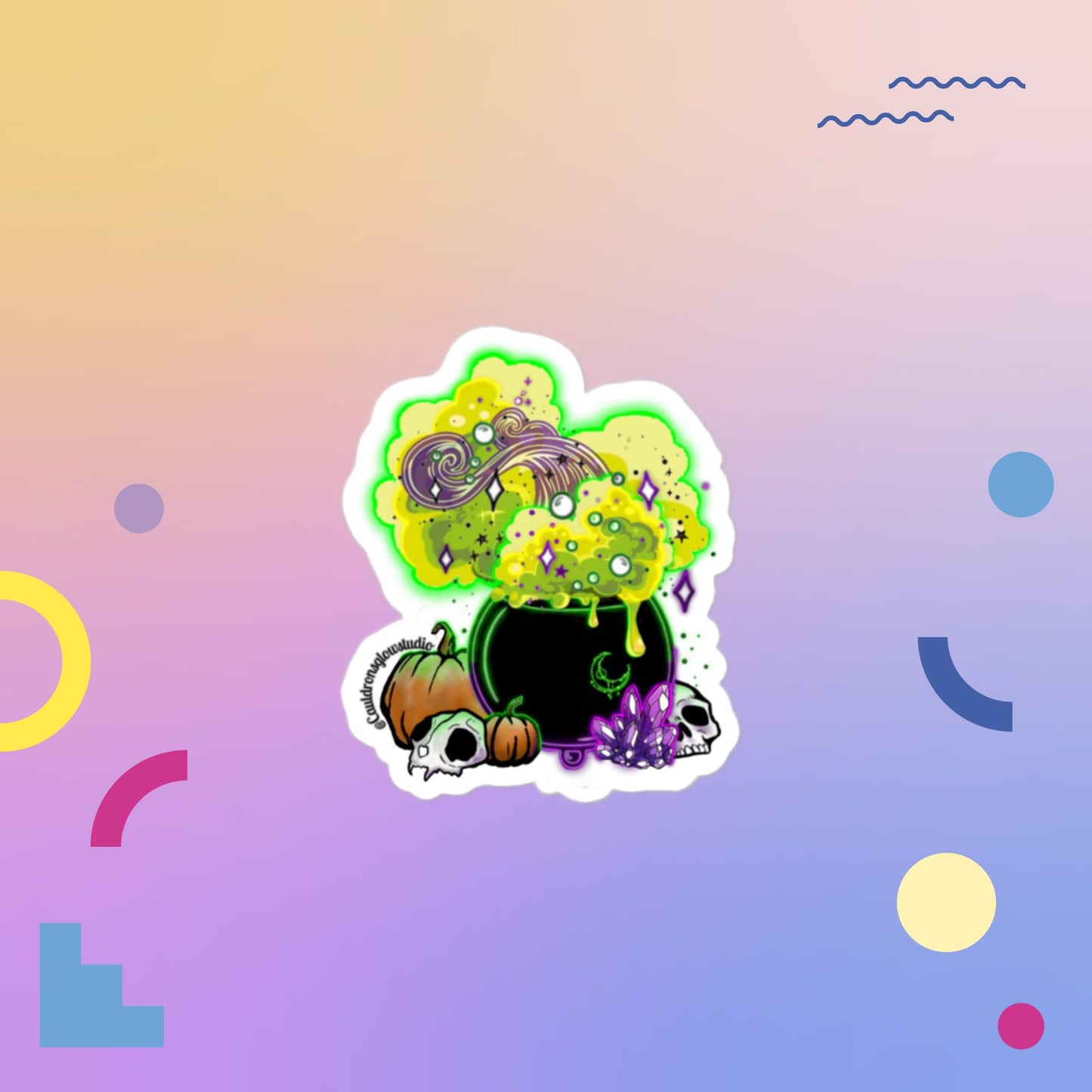 Cauldron’s Glow Cauldron Bubble-free sticker