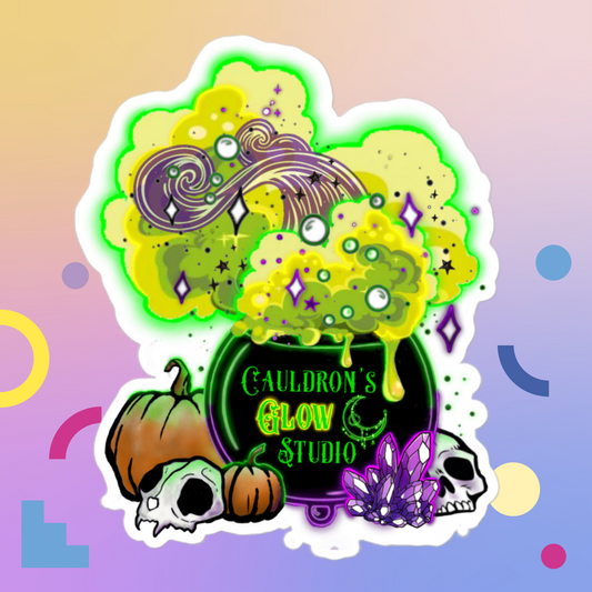 Cauldron’s Glow Studio Bubble-free sticker