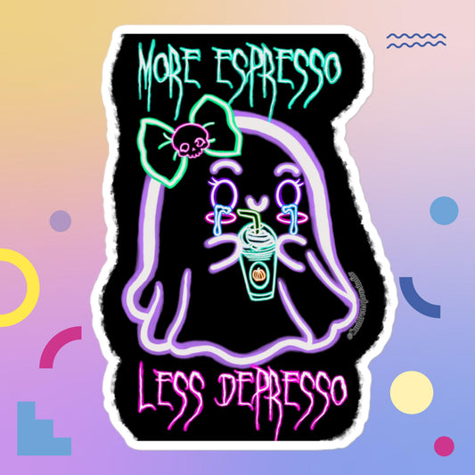 Espresso/Depresso Bubble-free sticker